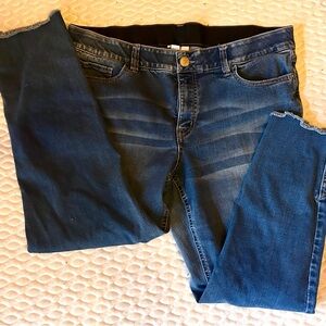 Croft & Barrow Women's Blue Ankle Jeans